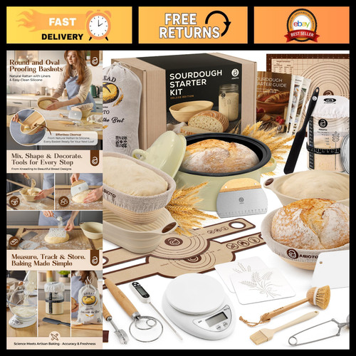 Complete sourdough starter kit - complete,