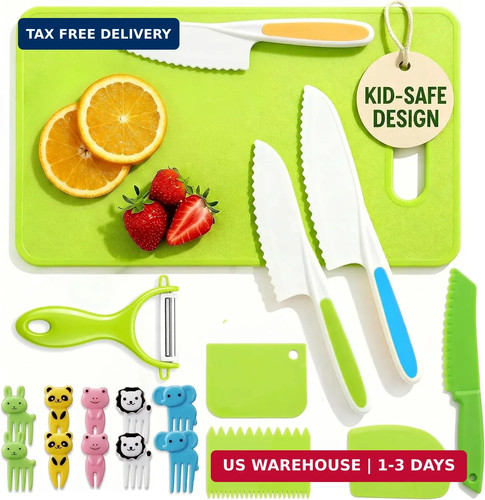 Kids knife set for real - kids,